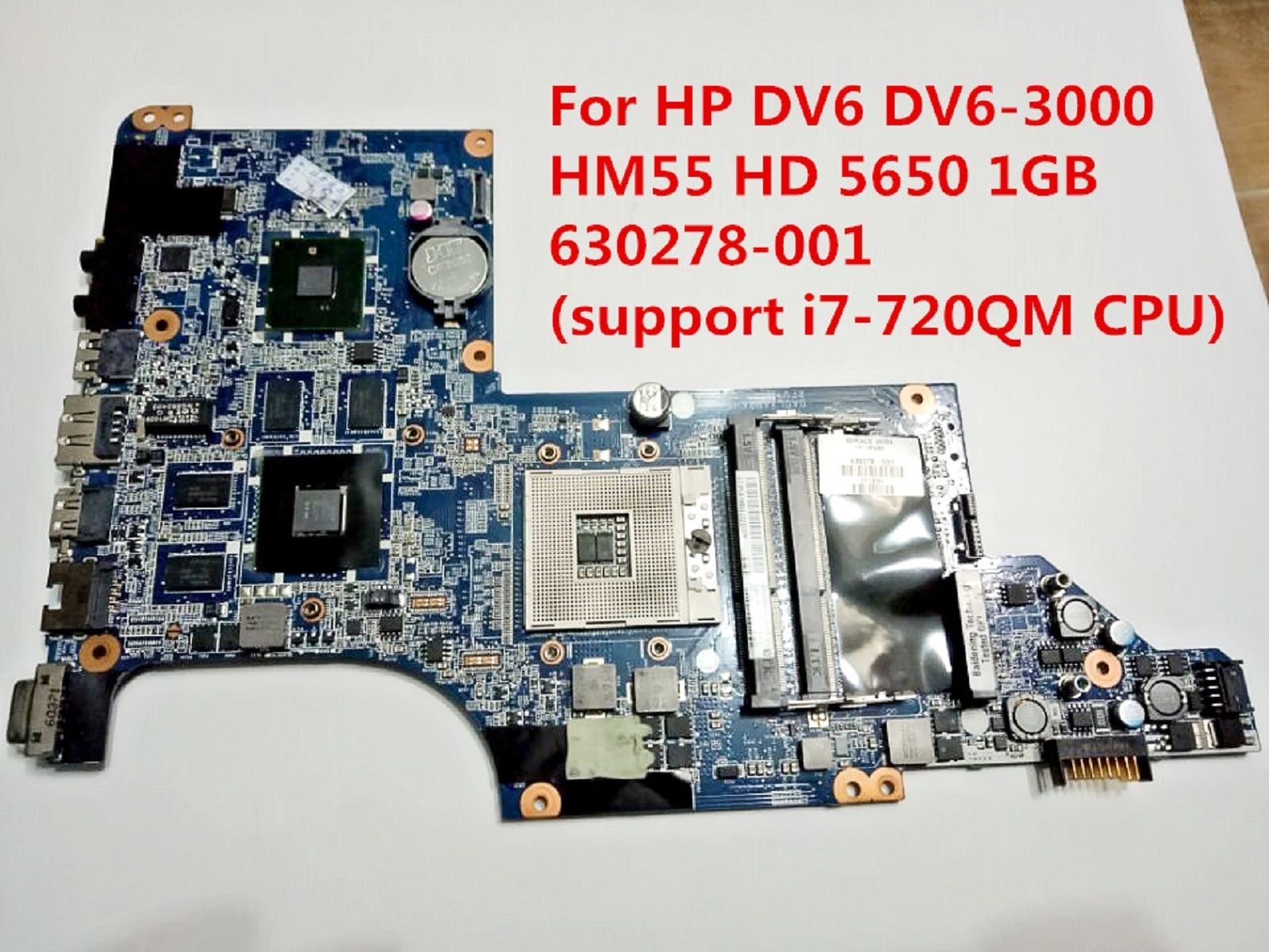 HP DV6 DV6-3000 Intel HM55 ATI 5650/1 GB Motherboard 630278-001